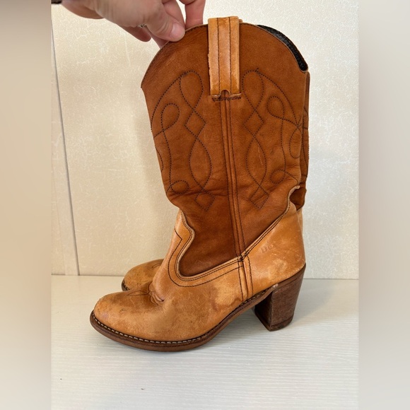 VTG Dexter Boots Western Cowgirl Concert Rodeo 8m FLAWS SHOWN - Picture 4 of 7